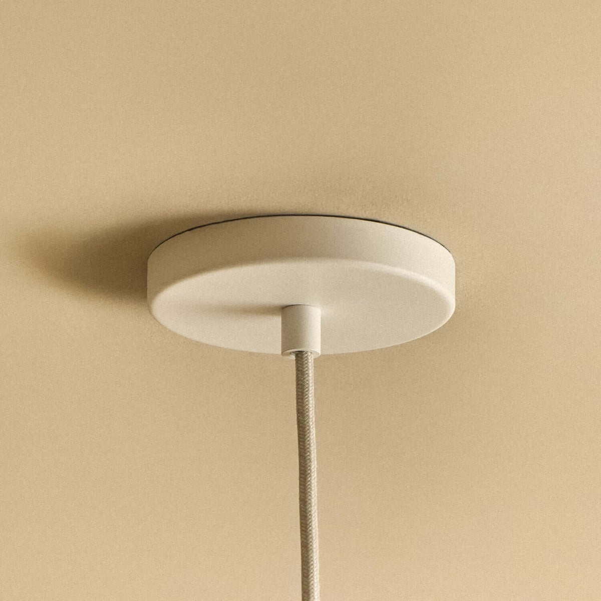 Tala Bower Pendant Light Small in Oyster White + Sphere III