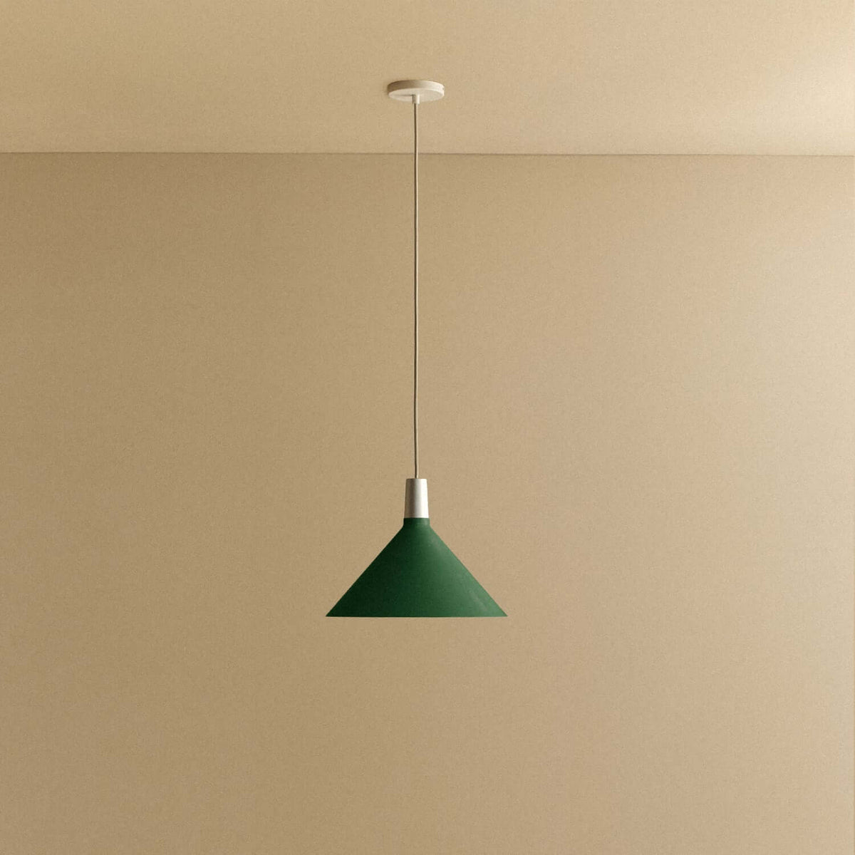Tala Bower Pendant Light Medium in Dark Green