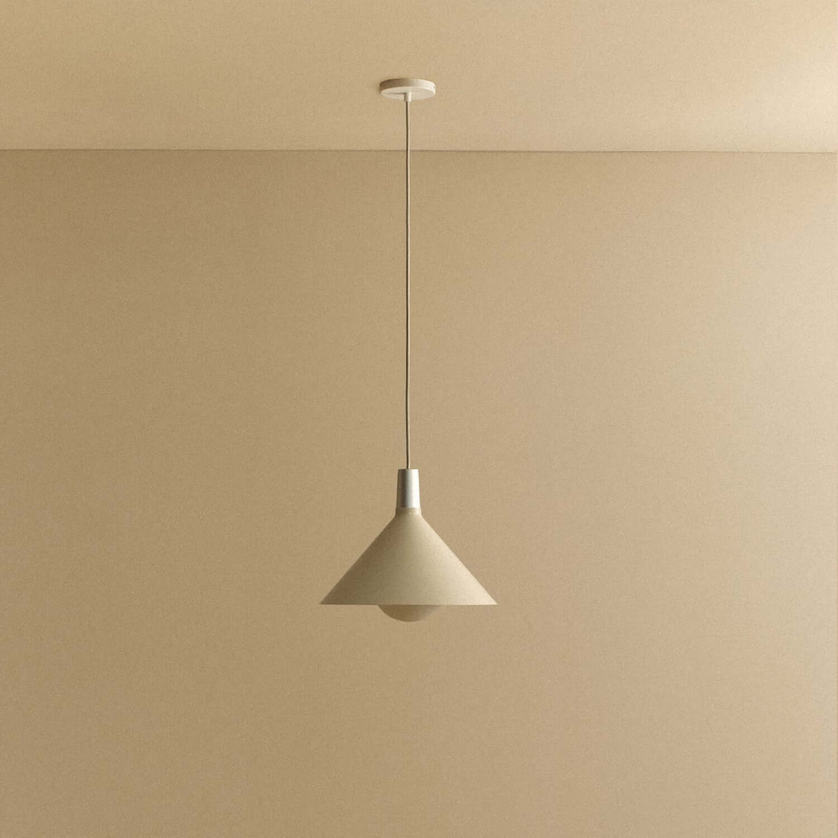 Tala Bower Pendant Light Medium in Oyster White + Sphere IV