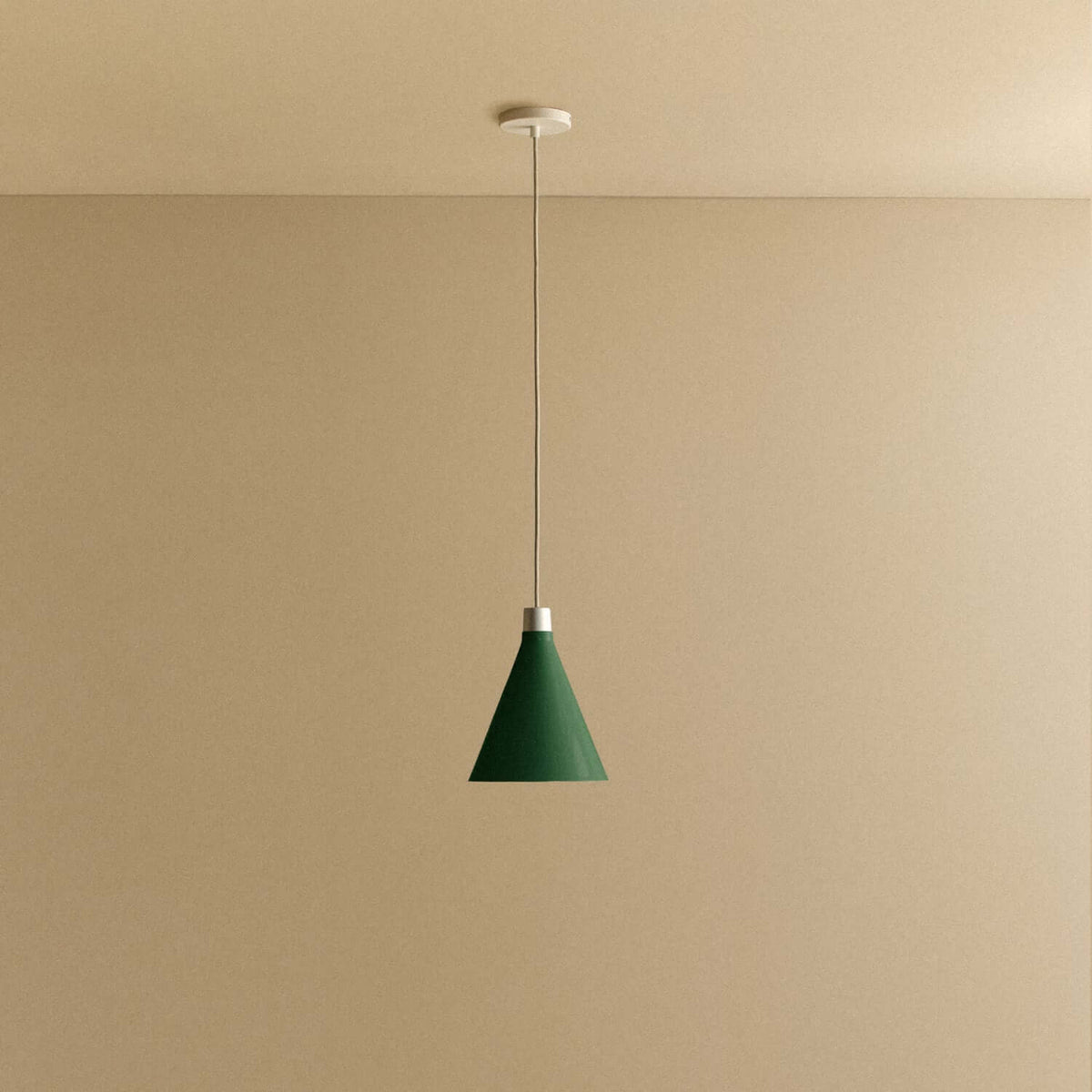 Tala Bower Pendant Light Small in Dark Green