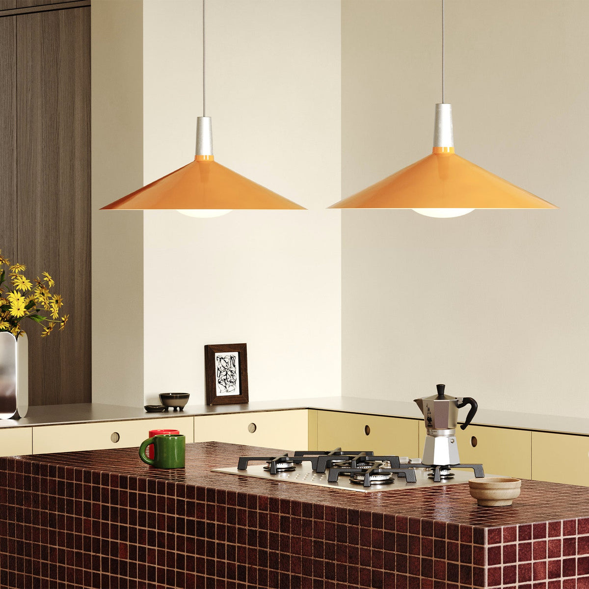 Tala Bower Pendant Light Large in Yellow