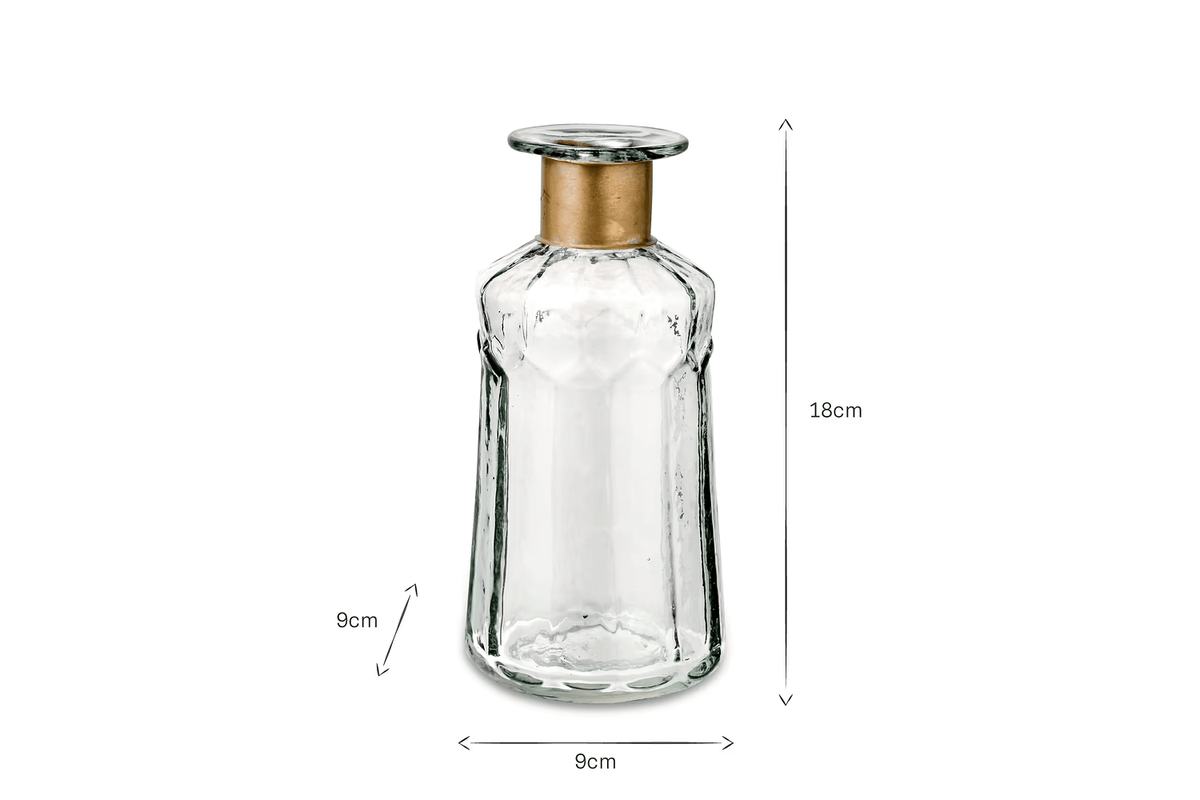 Nkuku - Chara Hammered Bottle - Decorative - Small