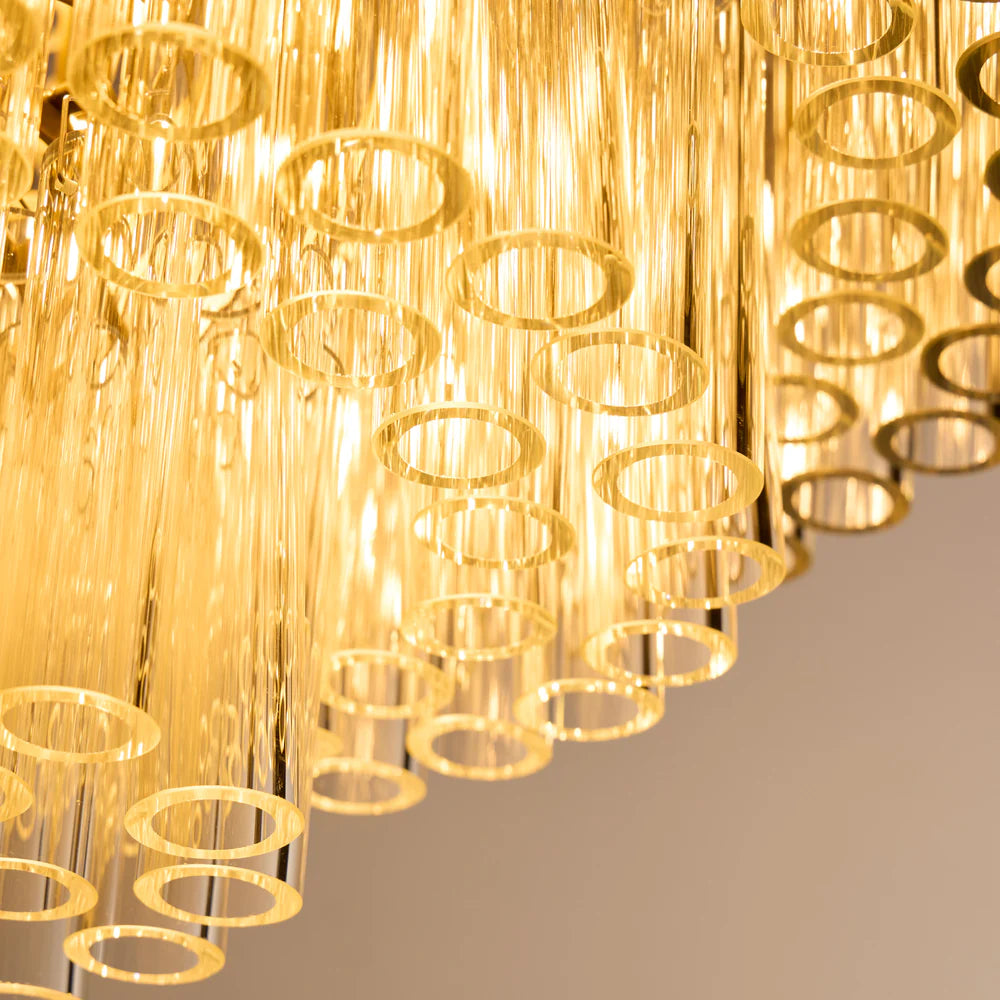 Pooky Astrid Chandelier in Clear Glass