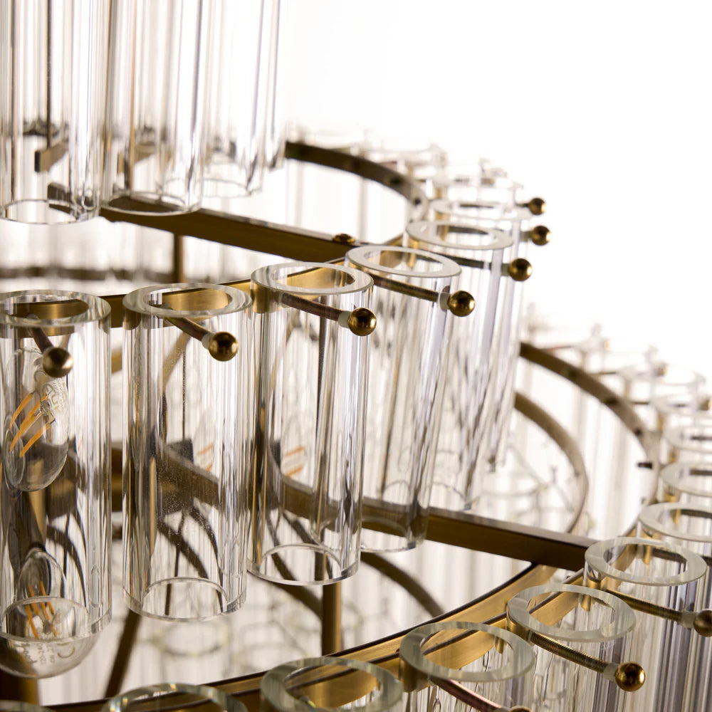Pooky Astrid Chandelier in Clear Glass
