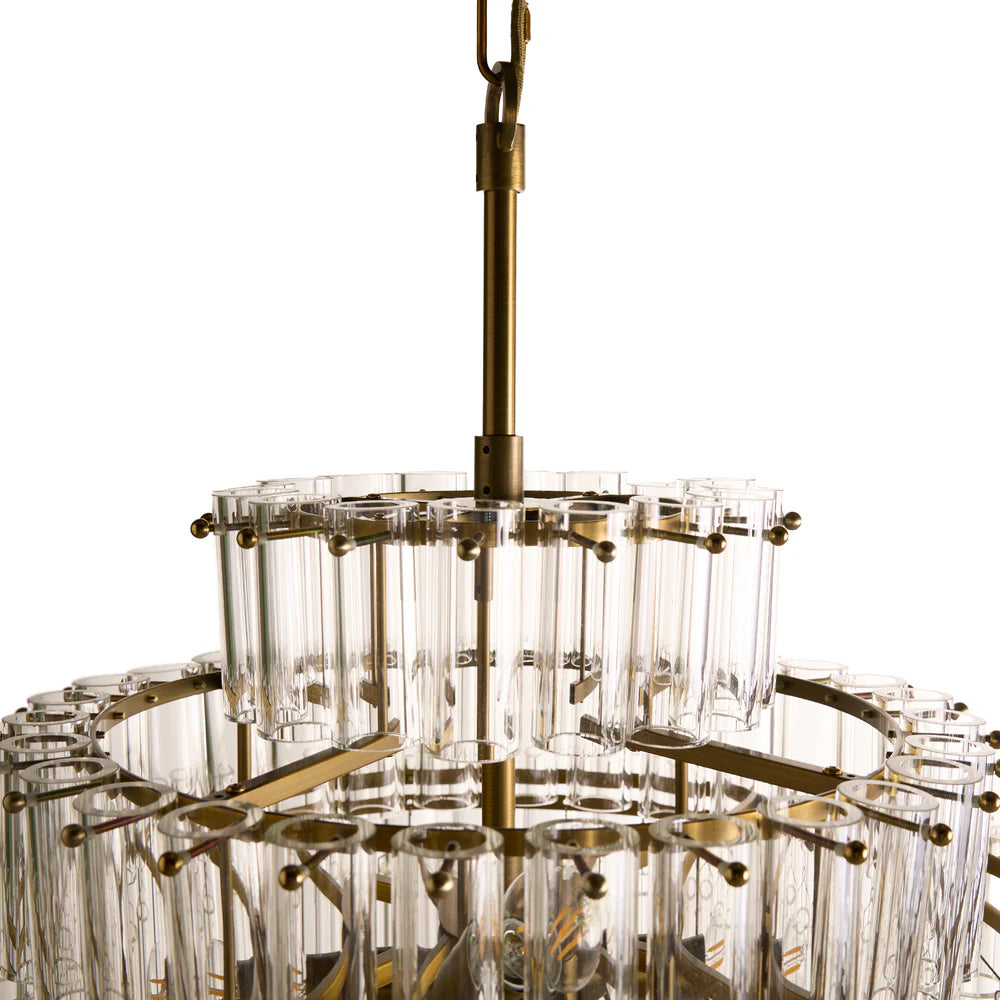 Pooky Astrid Chandelier in Clear Glass