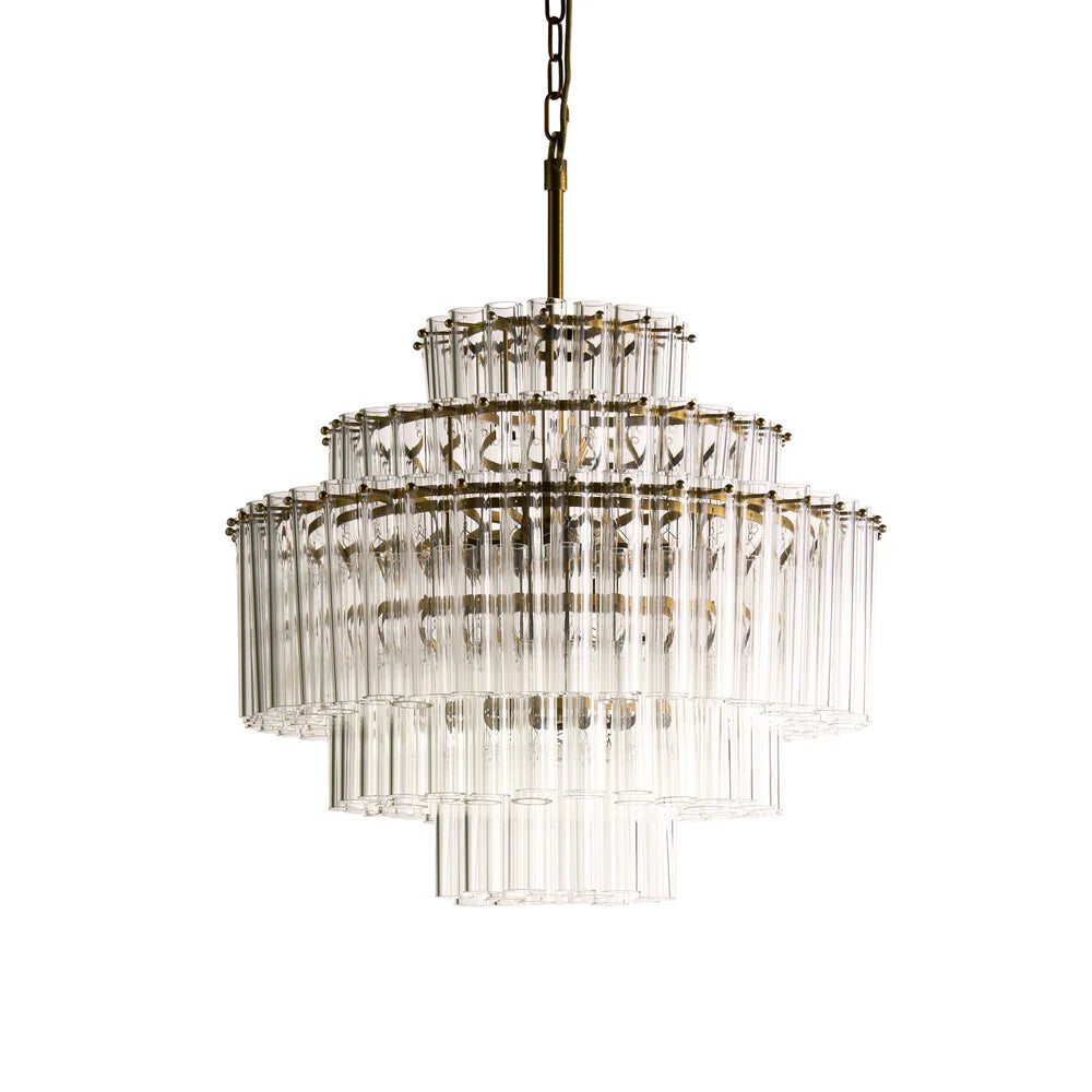 Pooky Astrid Chandelier in Clear Glass