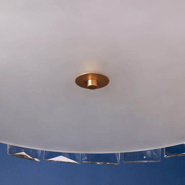 Pooky - Two Tiered Conchita Chandelier - Prismatic Glass And Brass