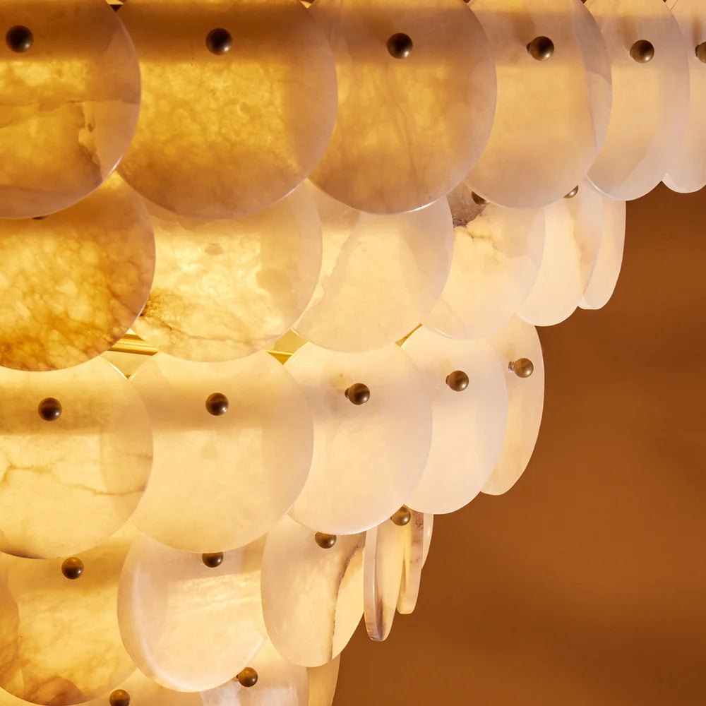 Pooky Cordelia Chandelier in Alabaster