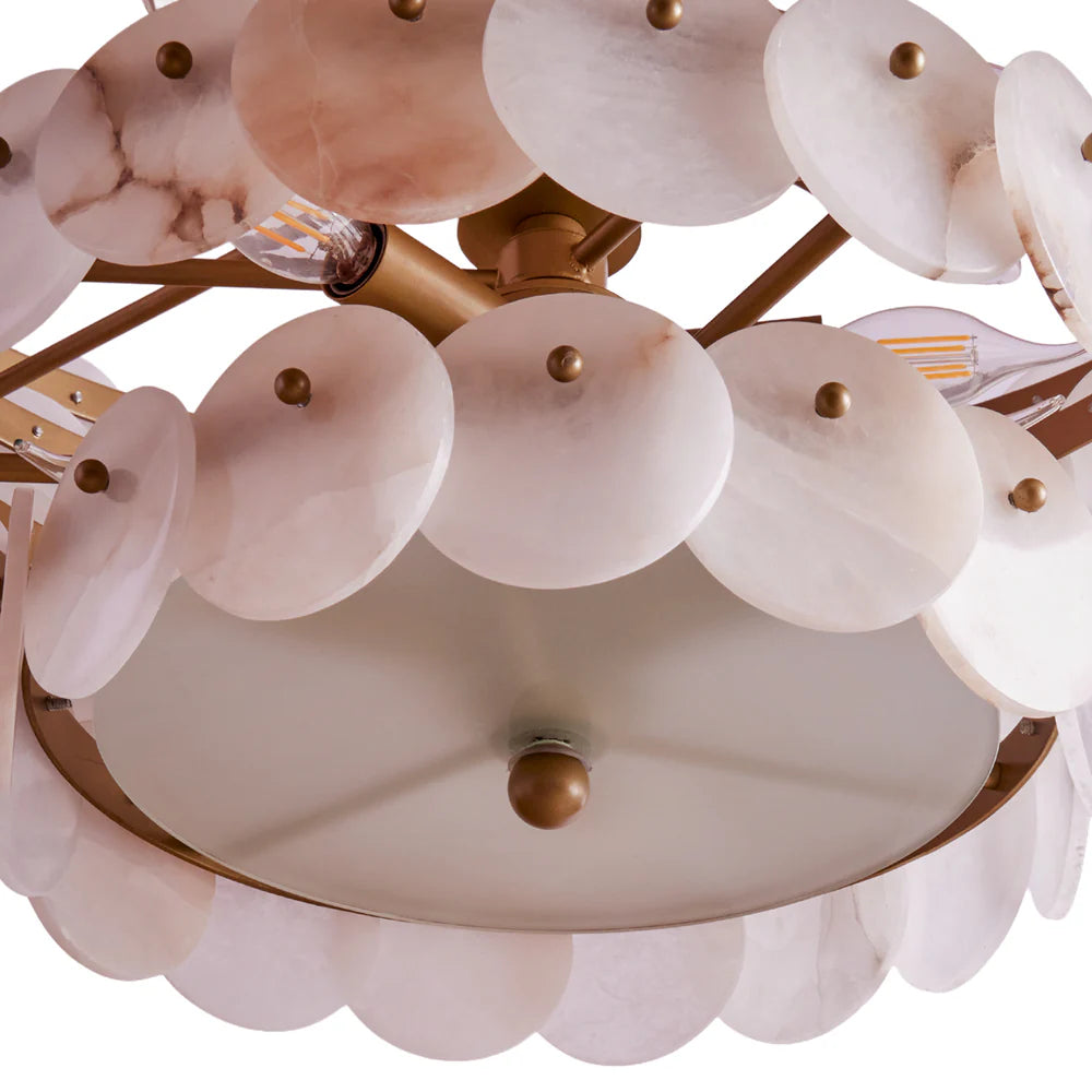 Pooky Cordelia Chandelier in Alabaster