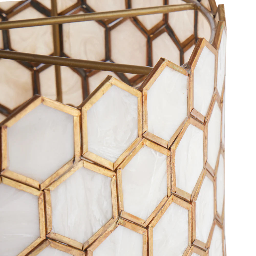 Pooky Glamazon Three Tier Chandelier in Brass and Resin