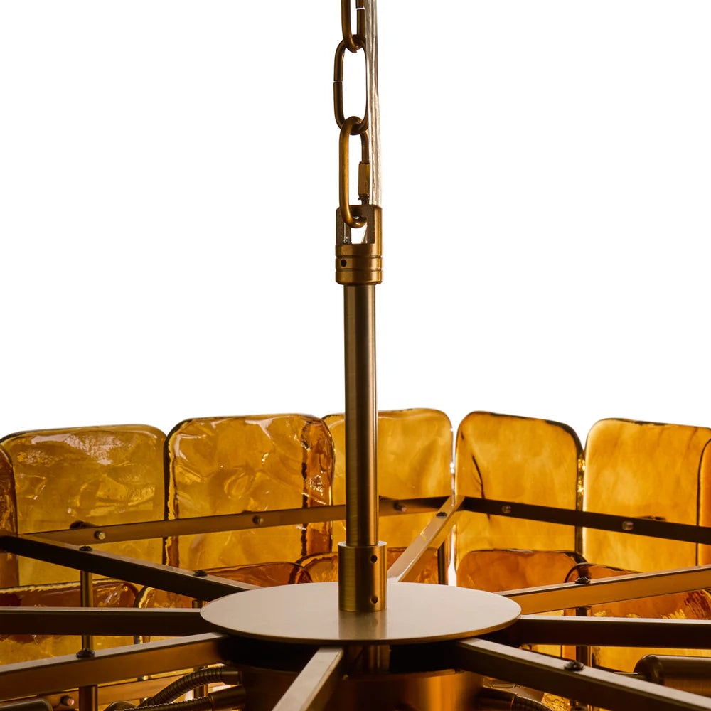 Pooky Havana Chandelier in Deep Brown
