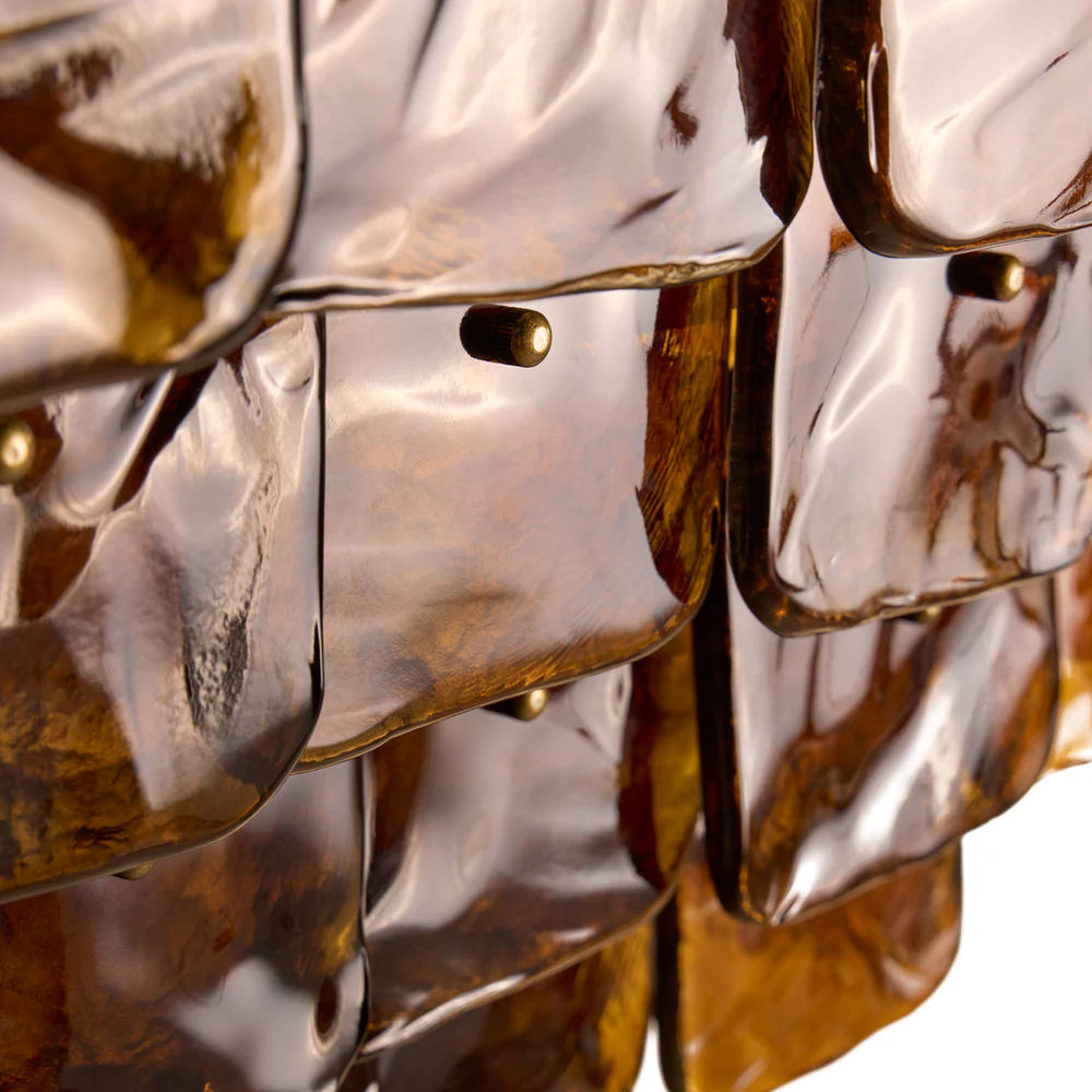 Pooky Havana Chandelier in Deep Brown