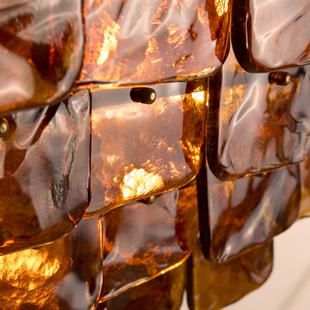 Pooky Havana Chandelier in Deep Brown