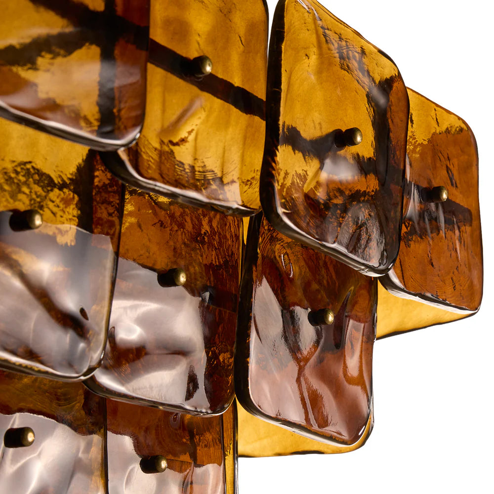 Pooky Havana Chandelier in Deep Brown