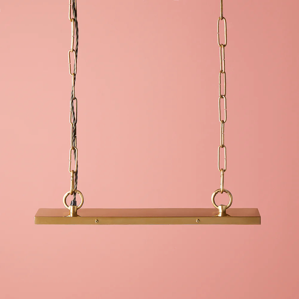 Pooky Hunza Chandelier in Prismatic Glass and Brass