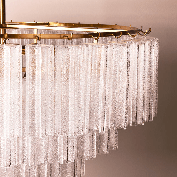 Pooky - Huston Chandelier - Frosted Glass