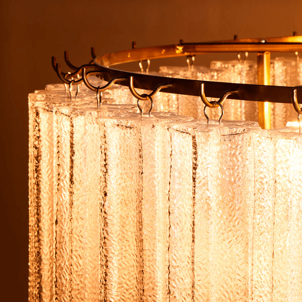 Pooky - Huston Chandelier - Frosted Glass