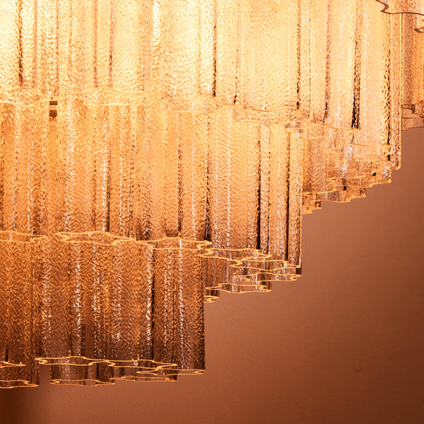 Pooky - Huston Chandelier - Frosted Glass
