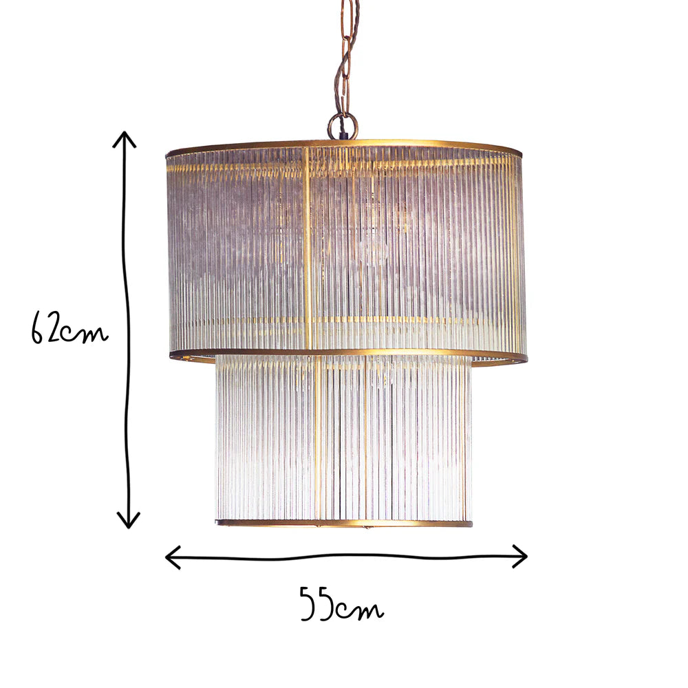 Pooky Loki 2 Tiered Chandelier