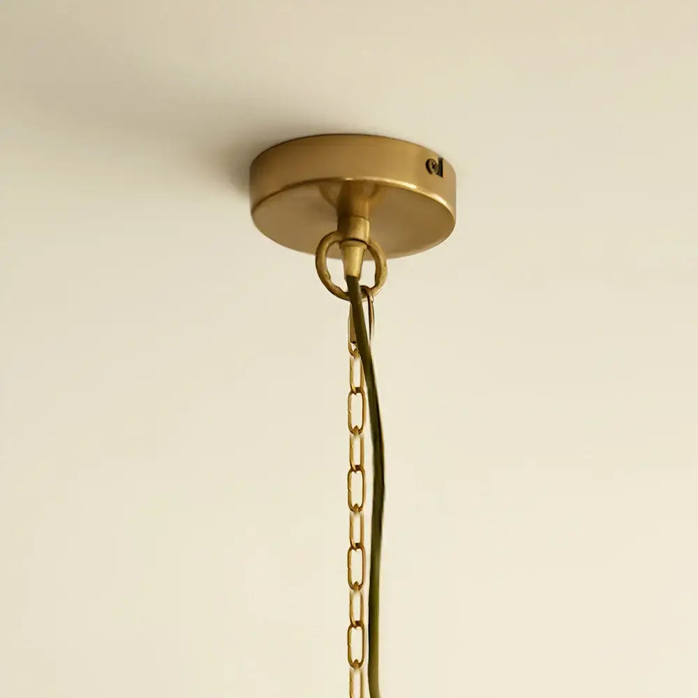 Pooky Nesma Chandelier in antique brass