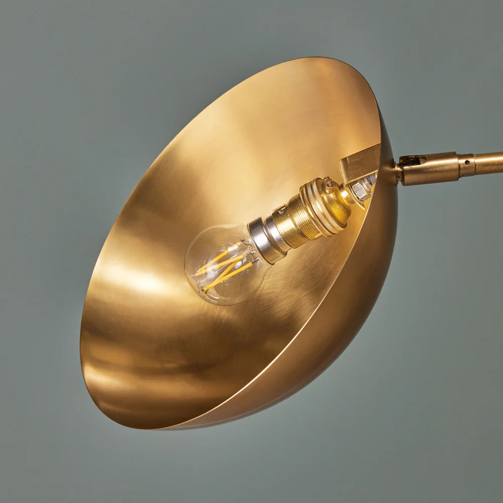 Pooky Scoop Chandelier in Brass