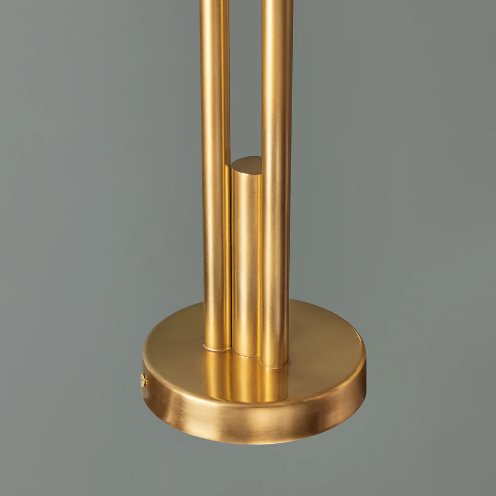 Pooky Scoop Chandelier in Brass