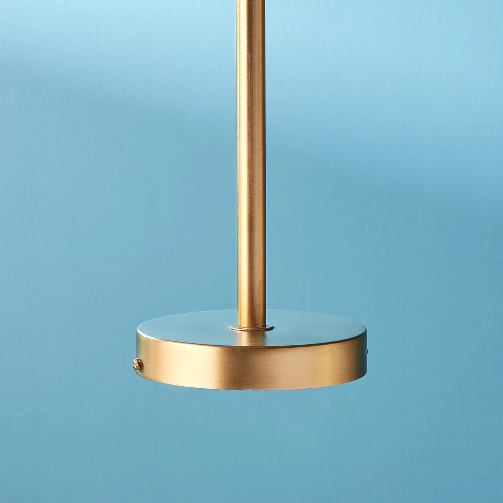Pooky Tom Chandelier in black and brushed gold