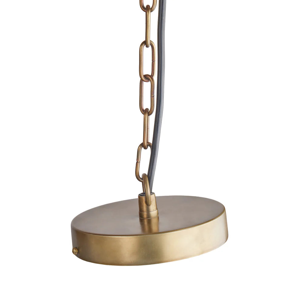 Pooky Zapper Chandelier in Natural Wood