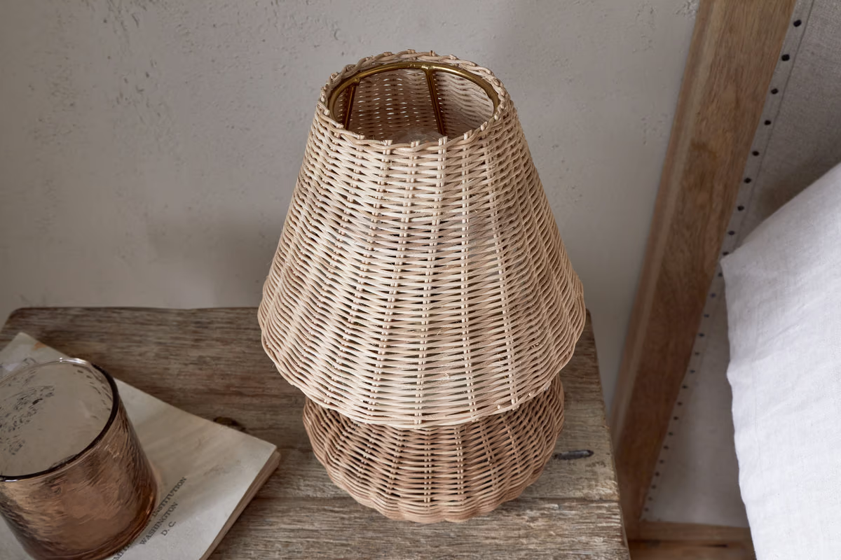 Nkuku - Cija Rattan Table Lamp - Natural