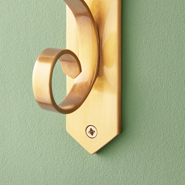 Pooky - Tivoli Wall Mounted Candle Holder - Antiqued Brass