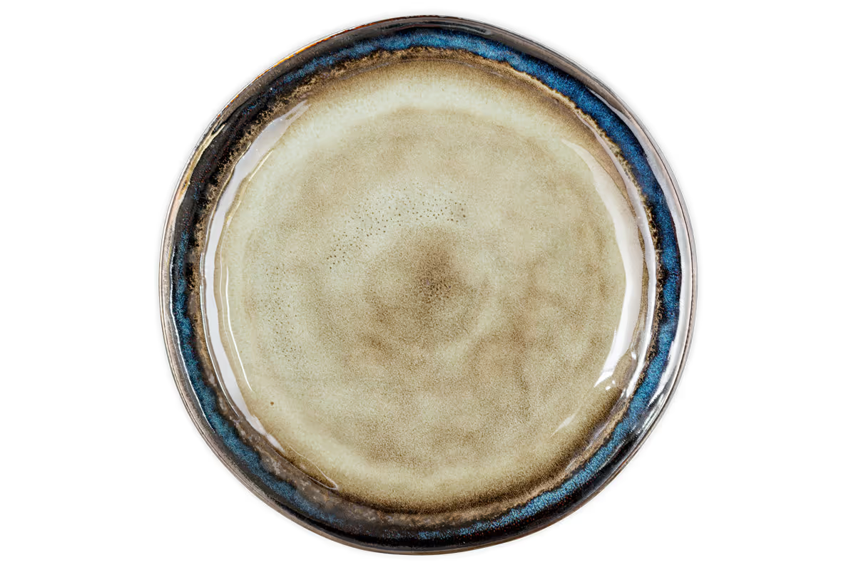 Nkuku - Cali Dinner Plate - Earth Blue