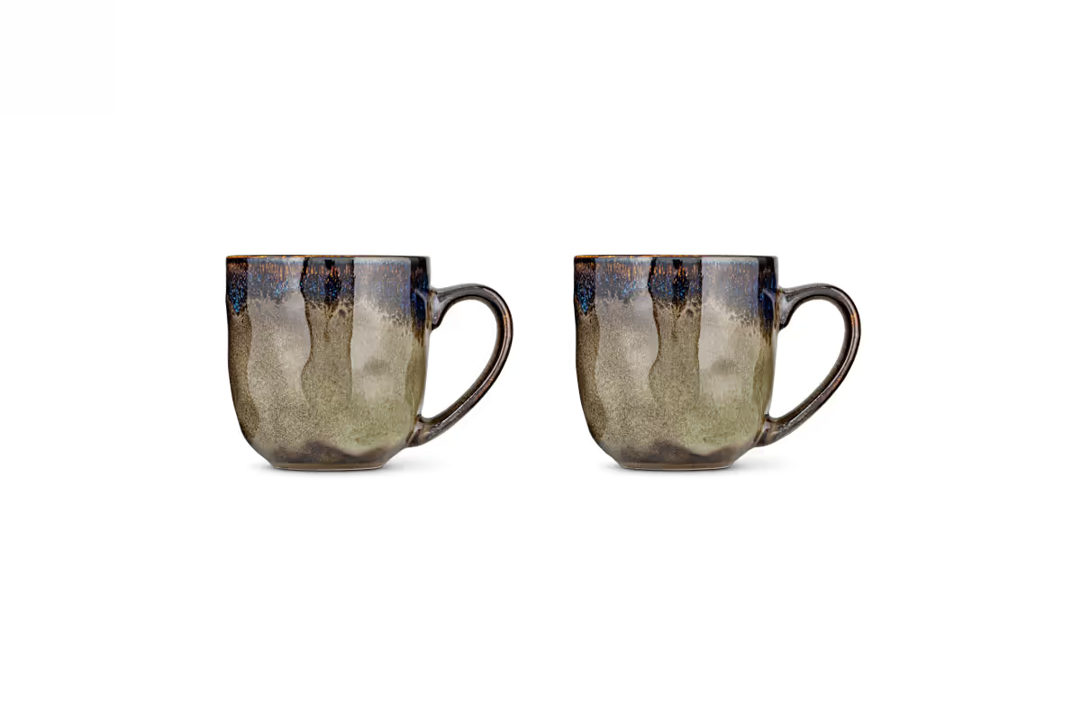 Nkuku - Cali Mugs - Earth Blue (Set of 2)