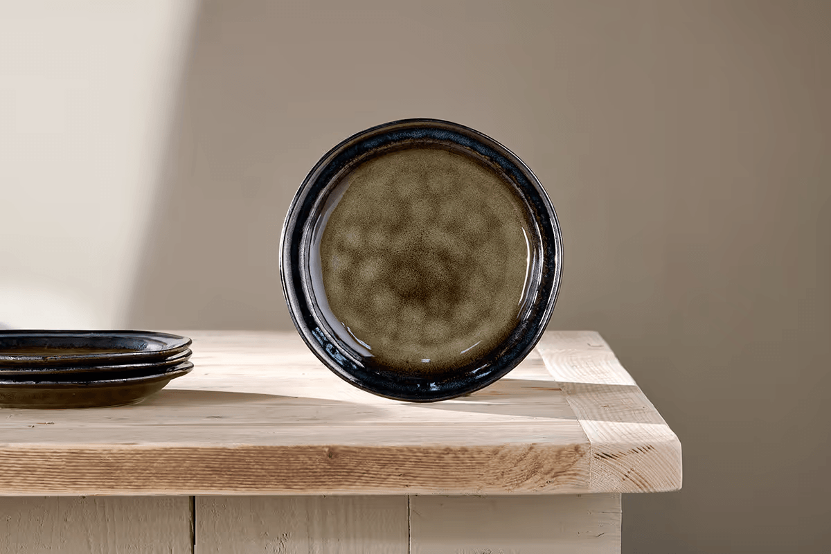 Nkuku - Cali Side Plate - Earth Blue