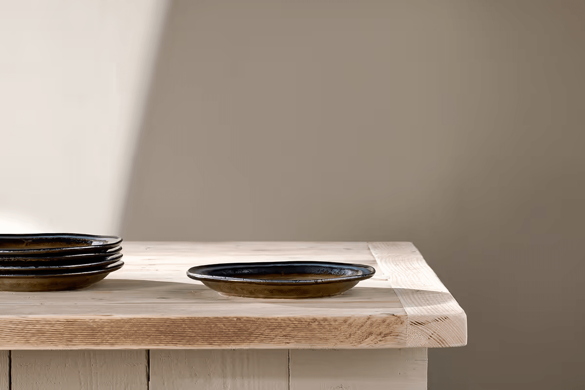Nkuku - Cali Side Plate - Earth Blue