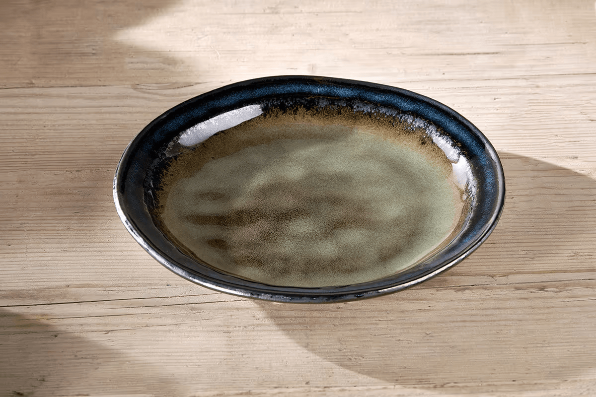 Nkuku - Cali Side Plate - Earth Blue
