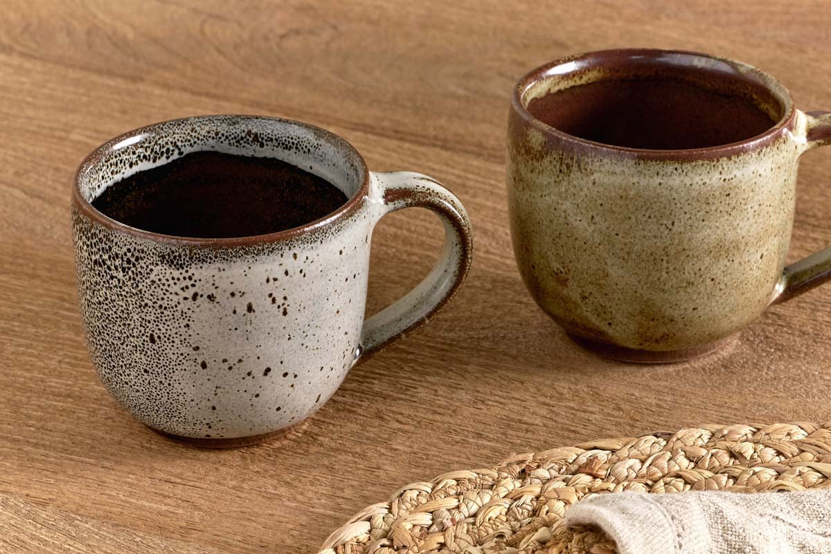 Nkuku - Cam Coffee Mug - Mocha (Set of 2)