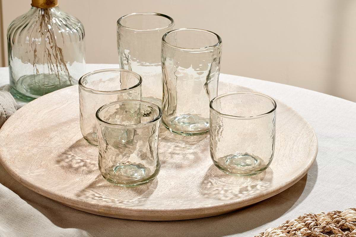 Nkuku - Chandani Tumbler Tall - Clear - (Set of 4)