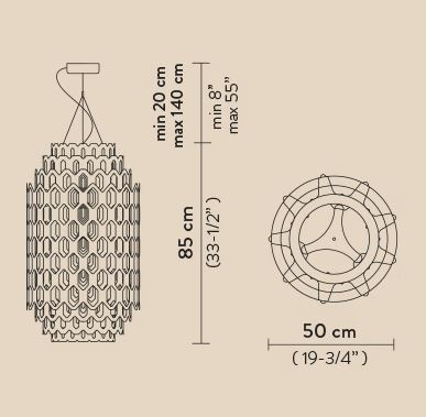 Slamp Chantal Suspension light