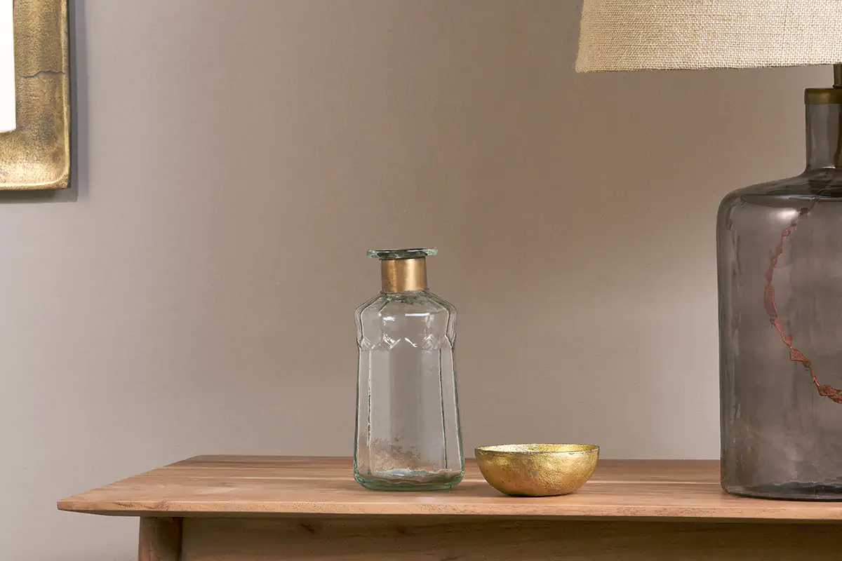 Nkuku - Chara Hammered Bottle - Decorative - Small
