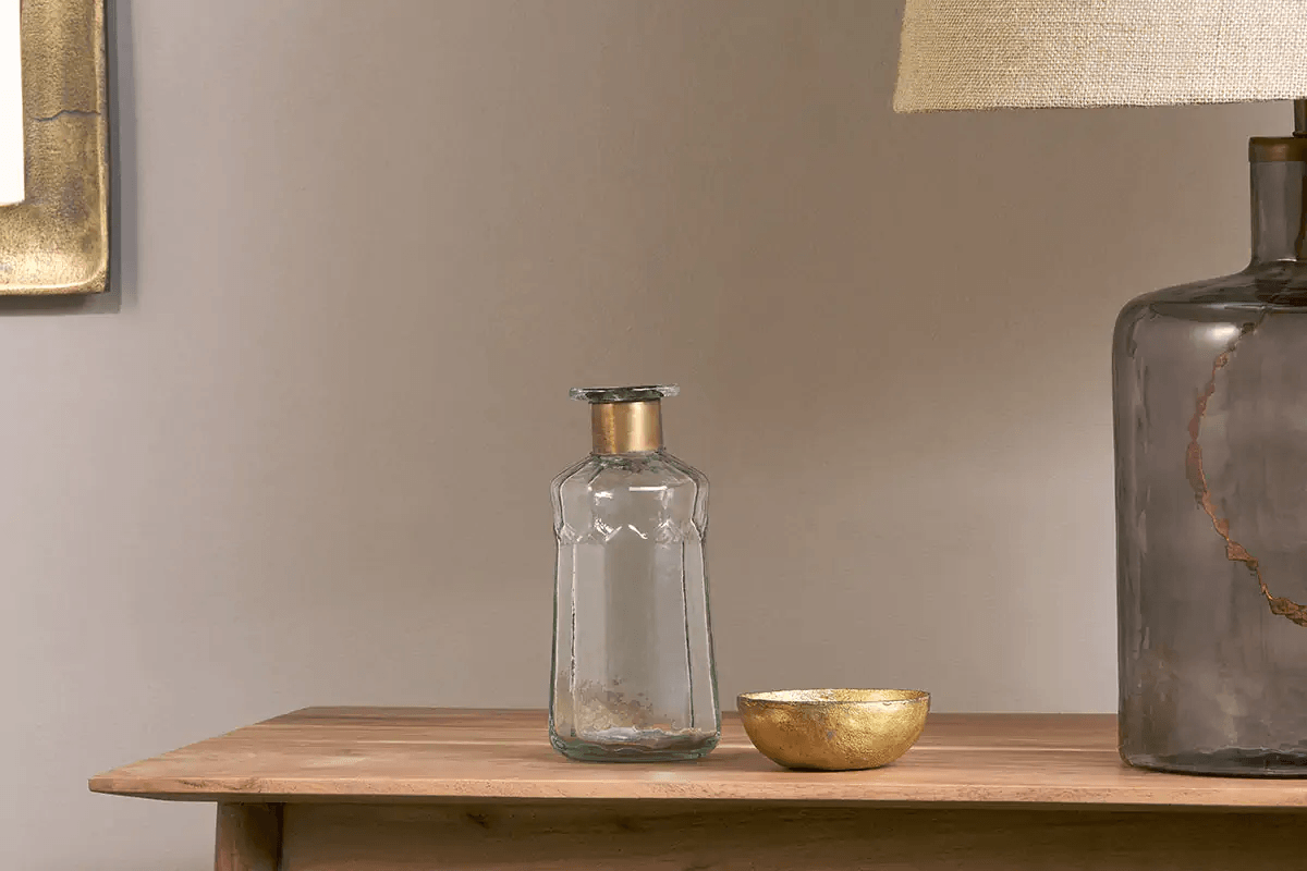 Nkuku - Chara Hammered Bottle - Decorative - Small