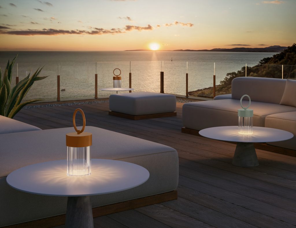 Contardi Lighting Claretta Summer Edition Battery Lamp - Terracotta