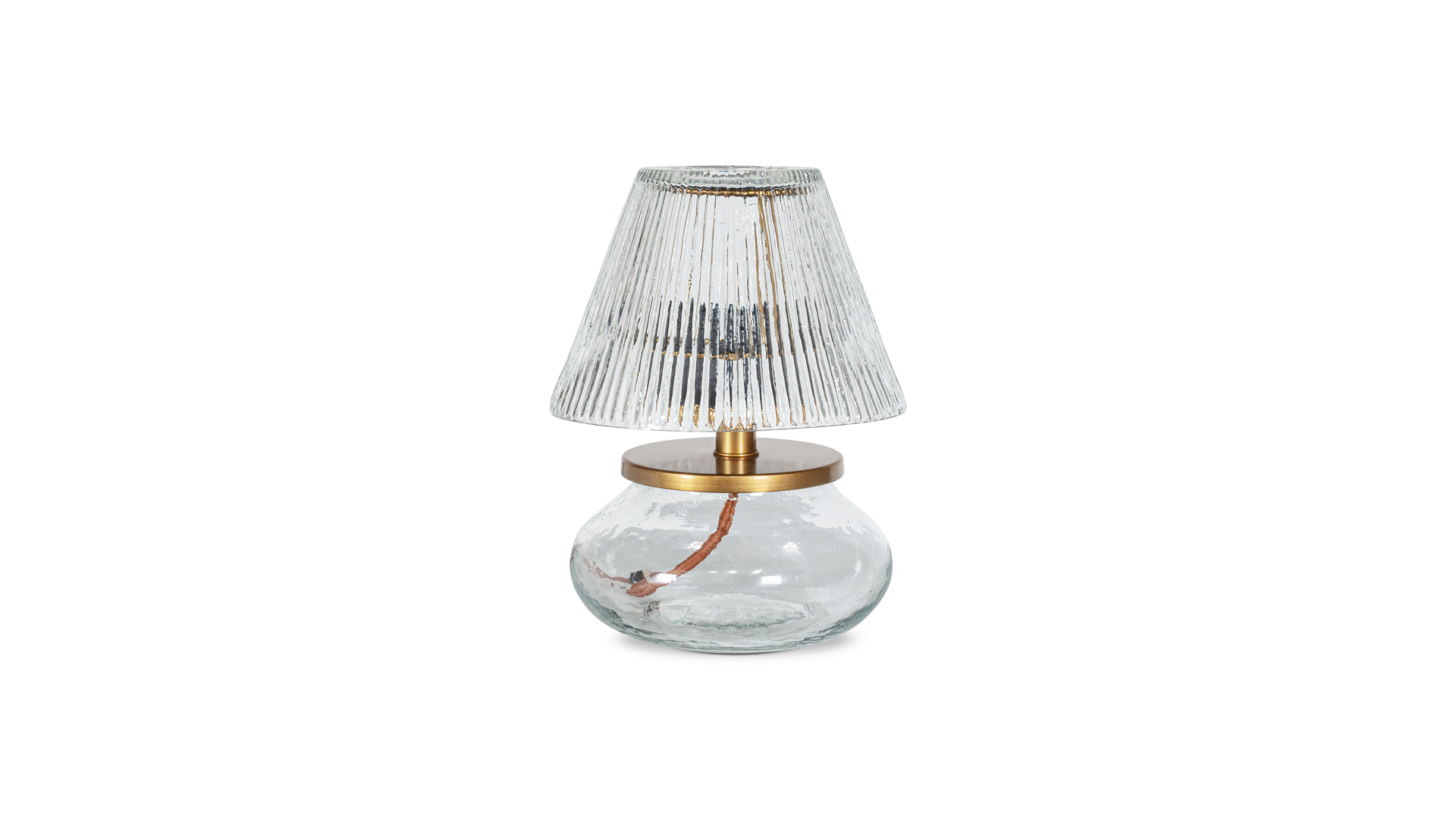 Nkuku Dimalai Recycled Glass Table Light