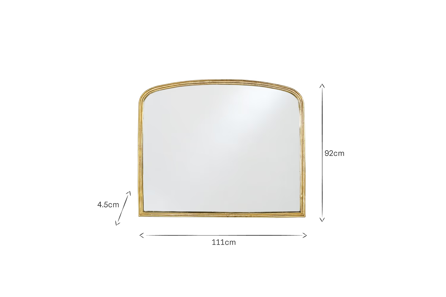 Nkuku - Almora Arched Mirror - Large