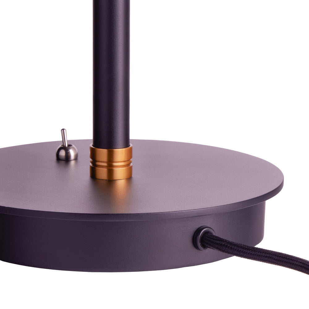 Pooky - Mo Desk Light - Brass - Black Hood