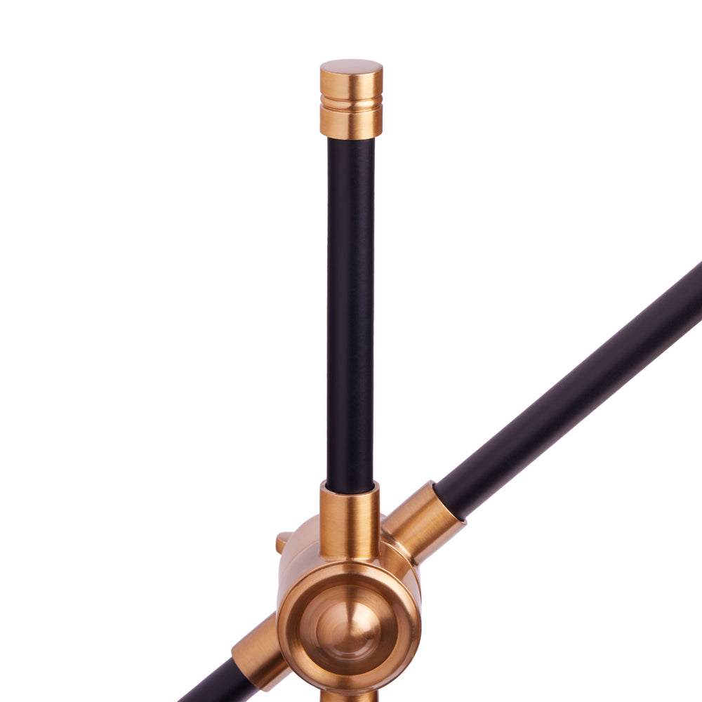 Pooky - Mo Desk Light - Brass - Black Hood