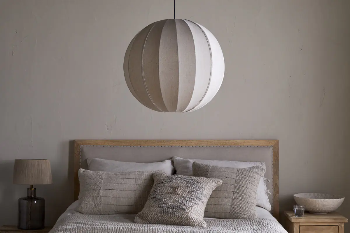 Nkuku - Dharini Linen Lampshade - Natural