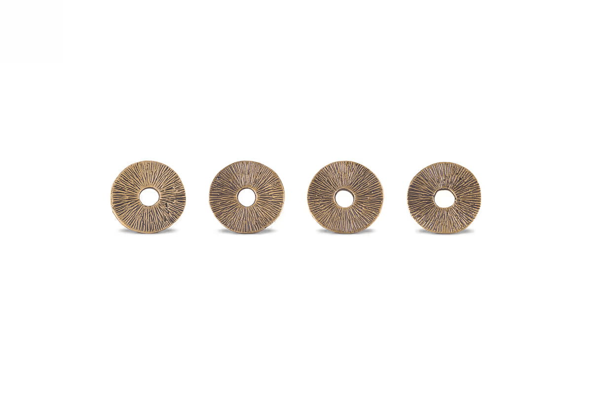 Nkuku - Dankuni Napkin Rings - Antique Brass (Set of 4)