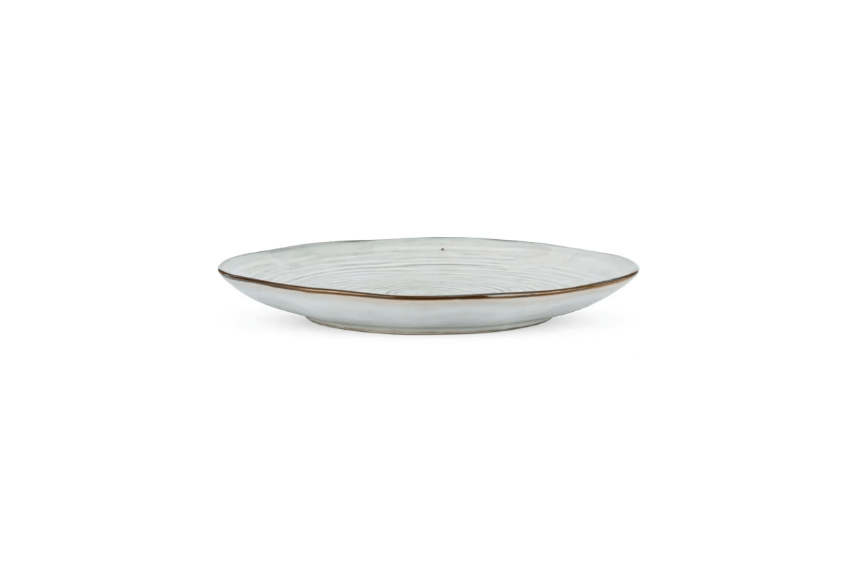 Nkuku - Dhanuk Ceramic Side Plate - Cream