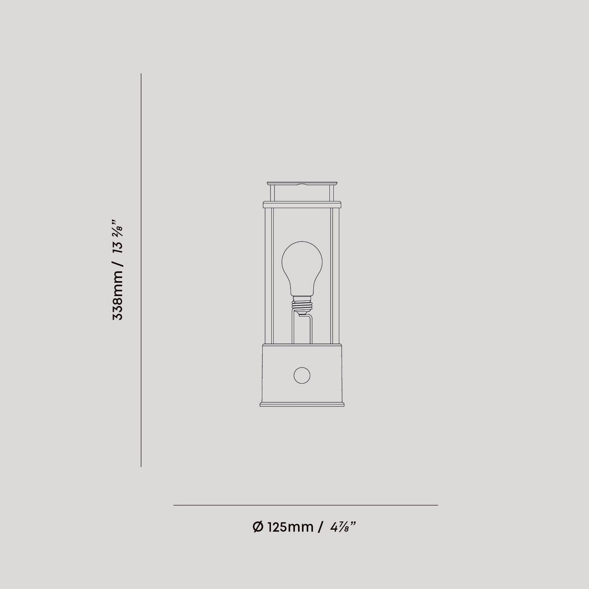 Tala The Muse Portable Lamp in Candlenut White