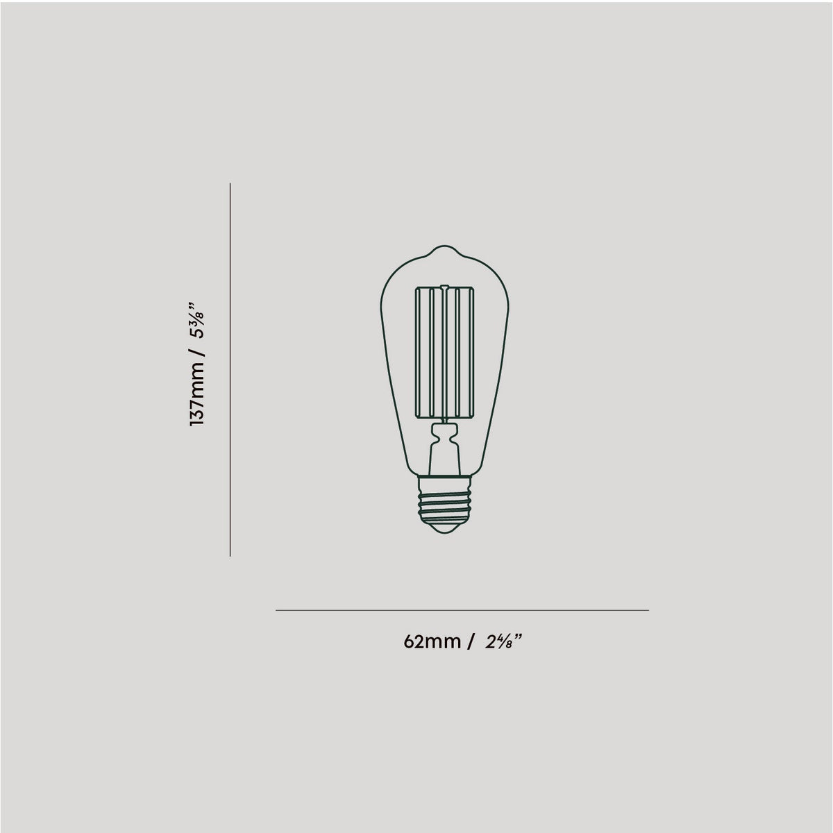 Tala Squirrel Cage Plug-In Pendant in Graphite